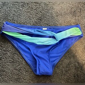 Large Blue/green Gradient Colorful Bathing Suit Bottom